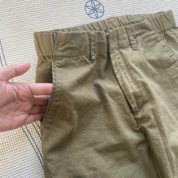 Uniqlo Women green linen pants - Picture 7 of 11